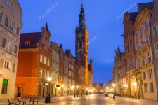 Architecture Old Town Gdansk Dawn Poland — Stock Photo © Patryk_Kosmider #254694844 Architecture Old Town Gdansk Dawn Poland