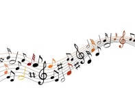 Music notes on a solide 스톡 벡터 - ©igordudas 145274485 Music notes on a solide