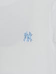 닛시 인셀덤 | MLB 베이직 레이스 메가로고 오버핏 반팔 티셔츠 뉴욕양키스 (WHITE)