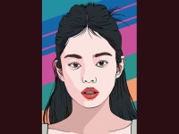 고퀄리티 디지털 팝아트 초상화 제작합니다. - 크몽