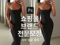 당일보정 쇼핑몰 의류핏 몸매 비율 인물 사진보정 합성 - 크몽