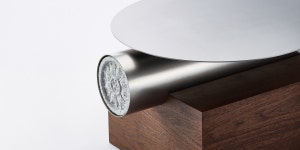 jung hoon lee blends traditional korean motifs into modern wood and steel furniture series