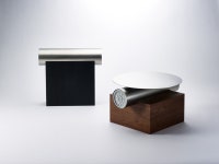 jung hoon lee blends traditional korean motifs into modern wood and steel furniture series