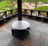 jung hoon lee blends traditional korean motifs into modern wood and steel furniture series