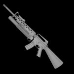 Modele Karabin Szturmowy M16 3D do Pobrania | TurboSquid
