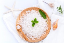Sea salt in a bowl 2044824 Stock Photo at Vecteezy Download Sea salt in a bowl for free
