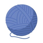 blue yarn ball 6617816 Vector Art at Vecteezy Download blue yarn ball for free