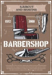 손희순 hair shop | Barbershop salon hair and beard shave retro poster 16163300 Vector Art at Vecteezy Barbershop salon hair and beard shave retro poster