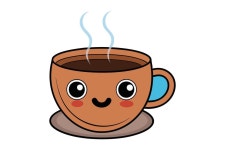 Coffee Illustration - Cartoon, Clipart, and Line Art Design... Download Coffee Illustration - Cartoon, Clipart, and Line Art...