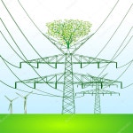 Green power pole Stock Vector by ©scusi0-9 5961148 Green power pole