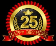 해피 25 생일, 다이아몬드, 벡터 일러스트 레이 션 골든 스톡 벡터 - ©DinoZZZ 8412098 해피 25 생일, 다이아몬드, 벡터 일러스트 레이 션 골든