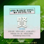 국어사전에서 🌏한자 "賢 (어질 현)" 단어이고, '불교' 관련 단어는 15개