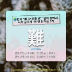국어사전에서 🌏한자 "難 (어려울 난)" 단어 중에서, 시작 글자가 '천'인 단어는 5개