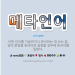 🌟메타언어: 어떤 언어를 기술하거나 분석하는 데 쓰는 말. 영어 문법을 한국어로 설명할 경우에 한국어를 말한다. - 표준국어대사전