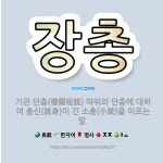 🌟장총: 기관 단총(機關短銃) 따위의 단총에 대하여 총신(銃身)이 긴 소총(小銃)을 이르는 말. - 표준국어대사전