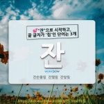 국어사전에서 💕"잔"으로 시작하고, 끝 글자가 '림'인 단어는 3개