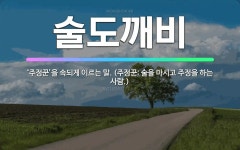 (주)커뮤니케이션꾼 | 🌟술도깨비: ‘주정꾼’을 속되게 이르는 말. (주정꾼: 술을 마시고 주정을 하는 사람.) - 표준국어대사전