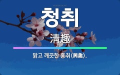 흥에취한범Ⅱ | 🌟청취: 맑고 깨끗한 흥취(興趣). - 표준국어대사전