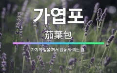 쌈싸먹는국민짜글이앤두가지떡볶이 | 🌟가엽포: 가지의 잎을 쪄서 밥을 싸 먹는 쌈. - 표준국어대사전