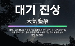 🌟대기 진상: 액체나 고체 상태의 수분을 거의 포함하지 않은 연기, 분진, 먼지 따위의 고체 입자가 대기 ... - 표준국어대사전