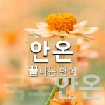 안온으로 끝나는 단어는? 2개