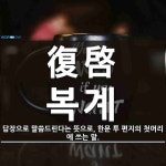 復啓(복계)의 뜻과 관련 한자어