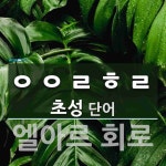 초성 ㅇㅇㄹㅎㄹ(으)로 이루어진 단어 3개