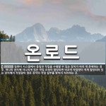 온로드 뜻: 컴퓨터 시스템에서 동일한 작업을 수행할 수 있는 장치가 여러 개 존재하는 경우, 하나의 장