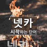 넷카로 시작하는 단어는? 2개
