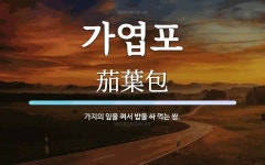 쌈싸먹는국민짜글이앤두가지떡볶이 | 가엽포 뜻: 가지의 잎을 쪄서 밥을 싸 먹는 쌈.