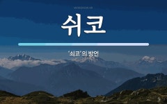 쉬코 뜻: ‘쇠코’의 방언