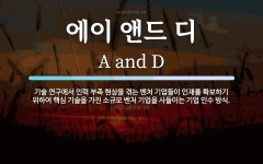 에이 앤드 디 뜻: 기술 연구에서 인력 부족 현상을 겪는 벤처 기업들이 인재를 확보하기 위하여 핵심 기술을 가