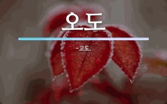 오도 뜻: -고도.