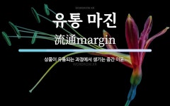 유통 마진 뜻: 상품이 유통되는 과정에서 생기는 중간 이윤.