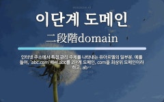 이단계 도메인 뜻: 인터넷 주소에서 특정 관리 주체를 나타내는 유아르엘의 일부분. 예를 들어, ‘abc.com
