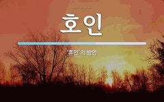 호인의류토탈 | 호인 뜻: ‘혼인’의 방언