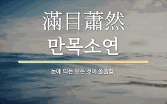 한자: 滿目蕭然 (만목소연)