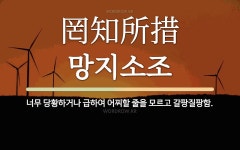 당황에 관한 속담: 13개