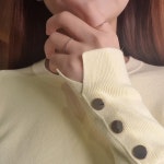 투썬주얼리 Silver 925 루비 사파이어 가드링 레이어드 반지