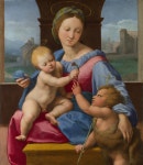 Madonna and Child with Saint John by Raffaello Sanzio