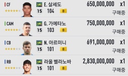 FC 온라인 인벤 : 살세도8카,가에타노8카,아르미니8카... 게시판 살세도8카,가에타노8카,아르미니8카,라울벨라노바8카 제발팔아주세요 ㅠㅠ