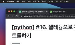 시리즈 | python - web crawling - exoluse.log