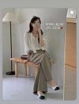 빈트더빈 모아즈 타이 칼라 블라우스