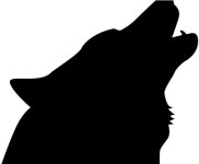 ㈜ 이앤임 | Download Howling Wolf Silhouette | Wallpapers.com