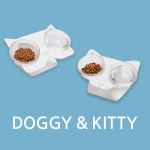 Pet(Dog, Cat) Feeder Bowl/ Elevate Bowl/ DOGGYKITTY_Kitty | tradekorea