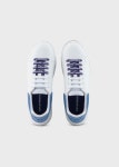 Leather sneakers with rubber backs | EMPORIO ARMANI Woman