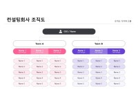 조직도 다이어그램(컨설팅회사) | 비즈폼 - 샘플,양식 다운로드 조직도 다이어그램(컨설팅회사) 샘플, 양식 다운로드