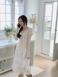 컬러위드클로젯 핀터버튼t (5컬러🌈여리핏,레이어드룩,펀칭반팔t)