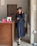 패션풀 무드 루즈핏 니트 & 머메이드 스커트 SET