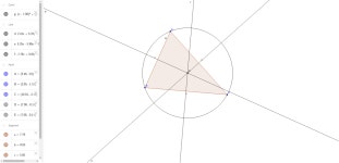 삼각형의 외심 작도 – GeoGebra 삼각형의 외심 작도